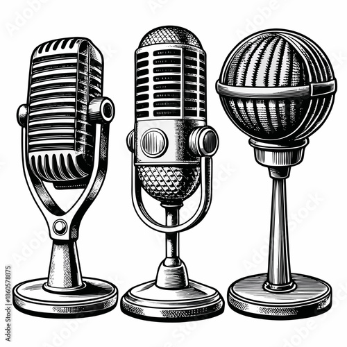 vintage microphone