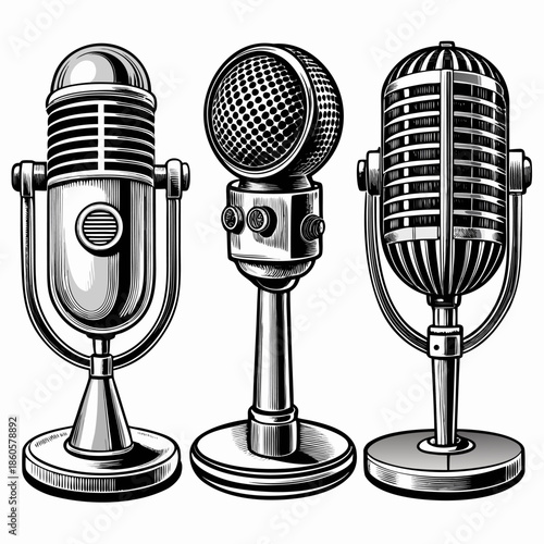 vintage microphone