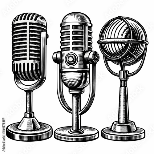 vintage microphone