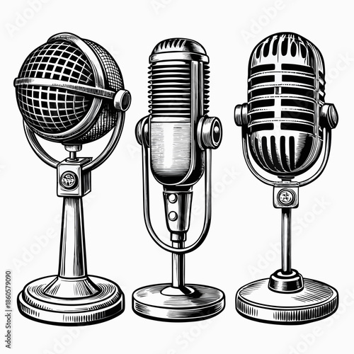 vintage microphone