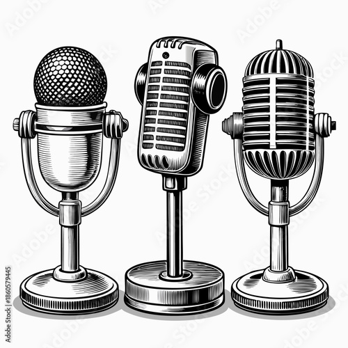 vintage microphone