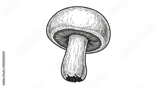  illustration of a mushroom