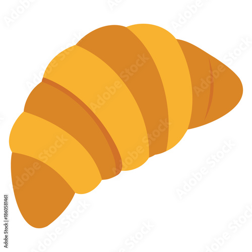 BUTTERY FLAKY CROISSANT WITH DETAILED LAYERED PASTRY TEXTURE FOR BAKERY MENUS FOOD BLOGS AND APPETIZING BREAKFAST GRAPHIC DESIGNS