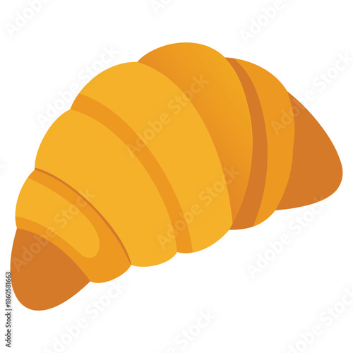 BUTTERY FLAKY CROISSANT WITH DETAILED LAYERED PASTRY TEXTURE FOR BAKERY MENUS FOOD BLOGS AND APPETIZING BREAKFAST GRAPHIC DESIGNS