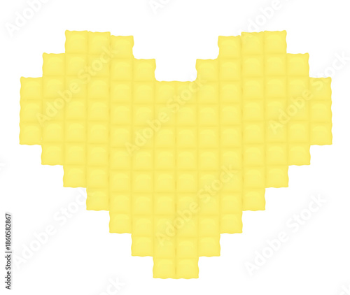 Heart foil balloons , vector illustration