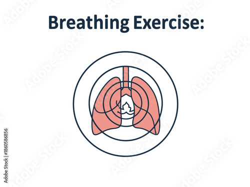 Pulmonary Respiration Concept Healthy Lungs Breathing Exercise Visual