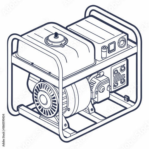 Industrial Electrical Generator Equipment Design