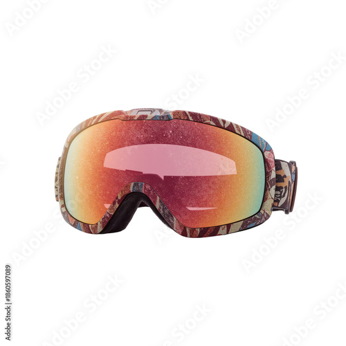 Ski Goggles With Colorful Lens Ideal for Winter Sports and Outdoor Activities...