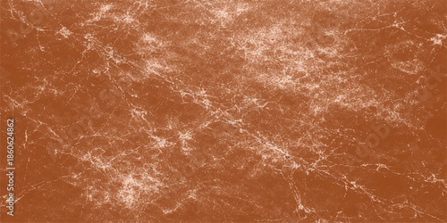 A macro closeup of a brown leather material surface with an old grunge textured pattern for a wallpaper background design