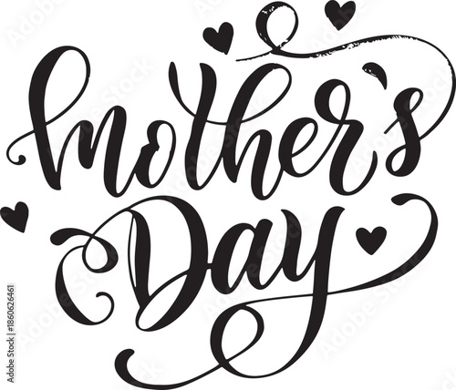 : Mother day typography t shirt design vector art.