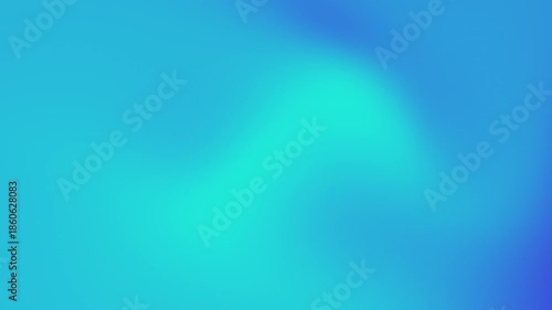 Smooth Blue and Teal Gradient Abstract background