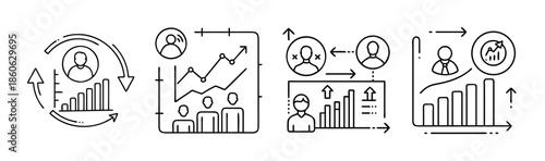 Analyzing business growth, personal development, and data-driven performance metrics