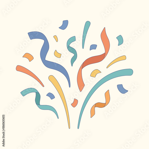 abstract colorful splashes