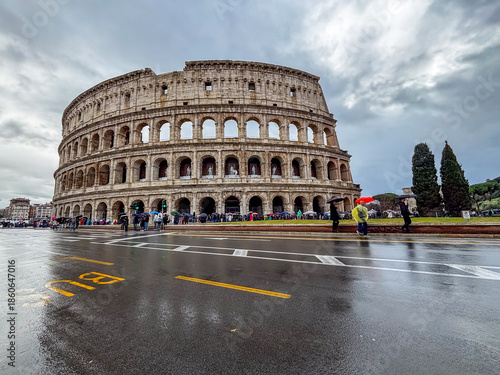 Photography Colosseum rome italy texture stone ancient roman amphitheatre exterior facade ar