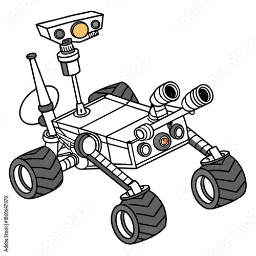 Mars rover exploration vehicle