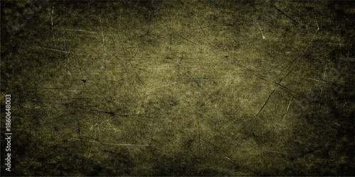 Dark aged parchment with a worn grunge texture and stained brown antique wall pattern creates a dirty vintage backdrop for a dark retro design