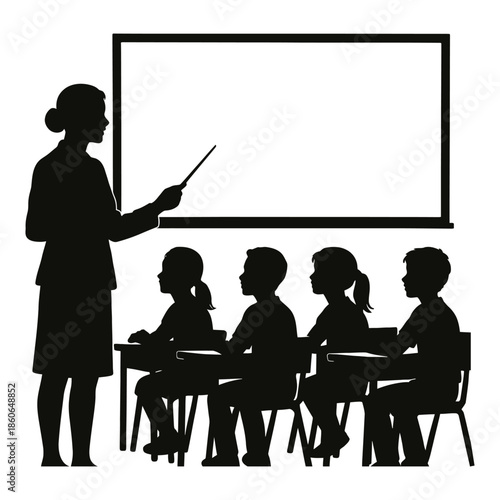 teacher and students in classroom