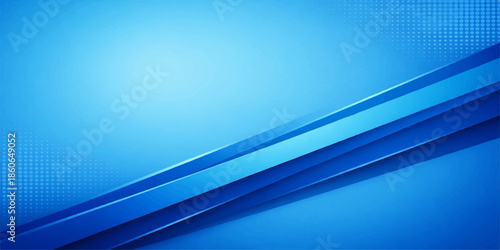 A vibrant blue abstract background featuring a creative vector design with light horizontal lines and a motion blur texture perfect for a modern web banner or artistic wallpaper template