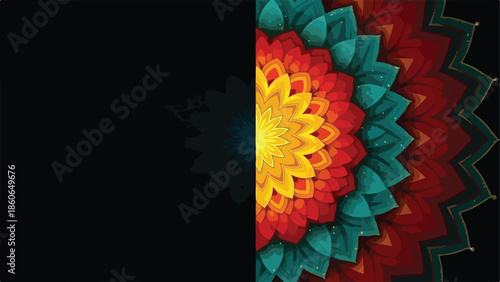 abstract background with colorful stripes