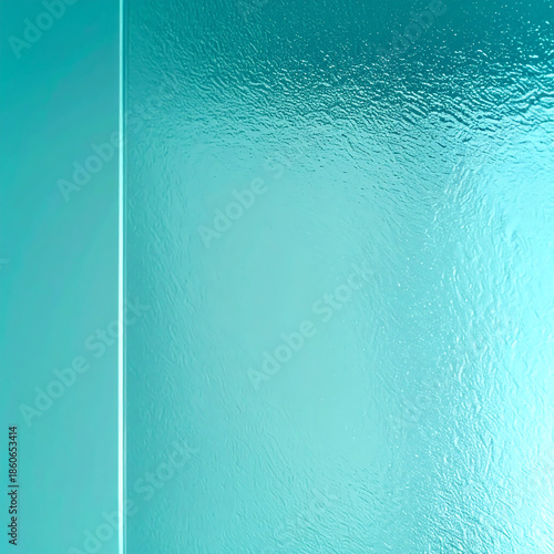 Teal Metallic Foil Texture with Hammered Reflective Surface