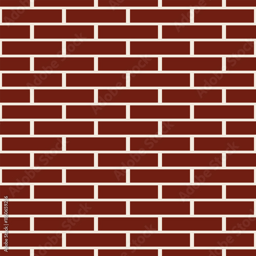 seamless pattern red brick. neatly arranged bricks for the background