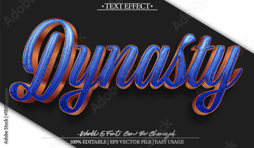 Dynasty Empire Kingdom Royal Crown Heritage Text Effect Editable Alphabet