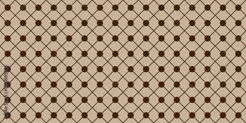 seamless pattern of lines and circles for background, decoration, fabric motif, product packaging, texture, wallpaper