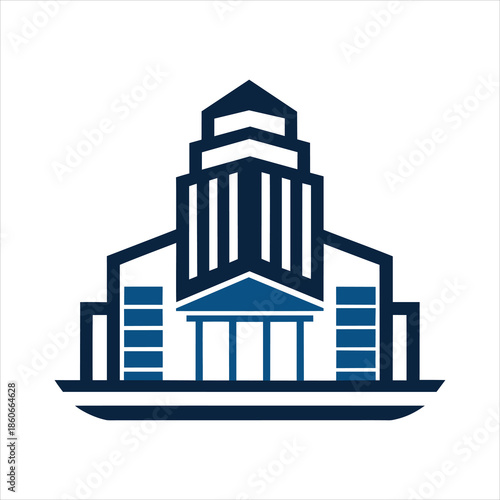 Modern Building Architecture Logo Design