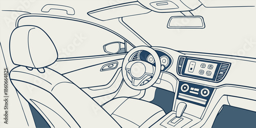 Futuristic Autonomous Vehicle Interior