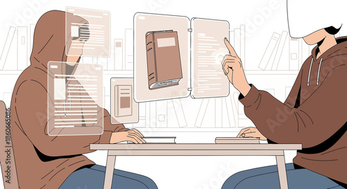 Futuristic learning environment with virtual reality and augmented reality interfaces for education