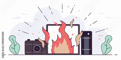 Blazing Ardor Flames