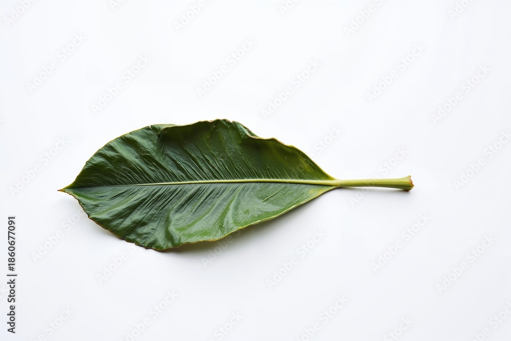 Obraz premium Symmetrical Succulent Leaf Vein Geometry