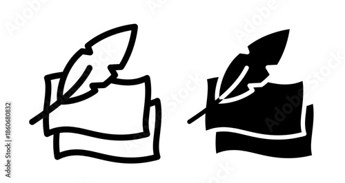 Soft fabric Icon collection in filled and stroke style.