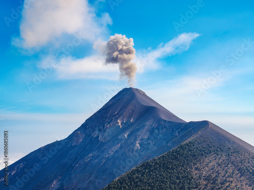 Fuego Volcano, borders of Chimaltenango, Escuintla and Sacatepequez departments, Guatemala
