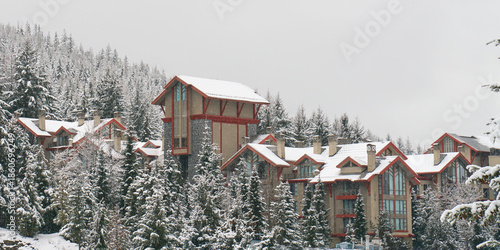 Quadro su tela World-famous Ski Resort - Whistler