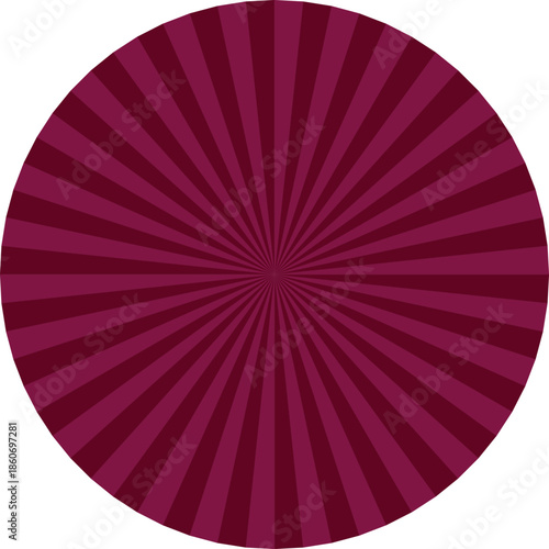 Abstract radial gradient pattern with deep maroon rays and smooth shading