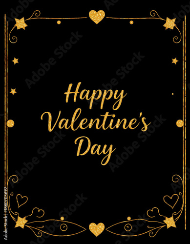 Valentine's Day card design. Illustration with oil paint. Pattern for printing on wall decorations, covers, wallpapers
