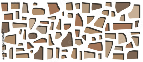 Illustrated man unpacking his sleeping bag on a tropical sandy beach, preparing his campsite with a tent and gear for an outdoor adventure