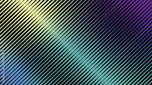Diagonal Stripes With Vibrant Gradient Transition From Yellow To Purple Keywords: abstract