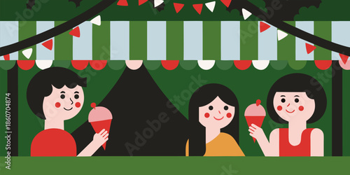 Vibrant Carnival Treats