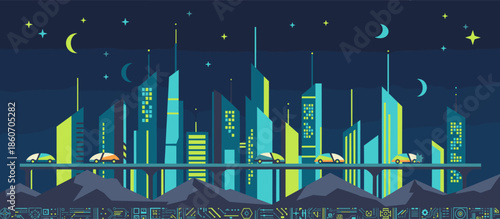 Dark blue hand gently touching a textured orange rock in a dramatic, high-contrast graphic illustration with a mysterious and contemplative mood