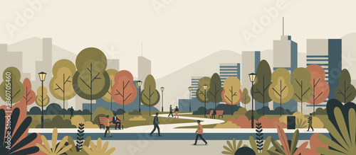 Cool confident man in vintage attire leans against a classic convertible car in a tropical summer scene, depicted in a stylish graphic novel art style with a limited color palette