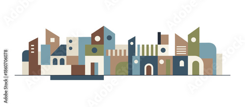 Mysterious hooded figure walks through tall grass toward a derelict wooden house in a desolate landscape, a comic book style illustration with a gloomy, overcast atmosphere