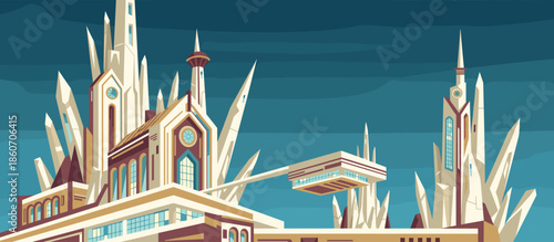 Stylized illustration of a serene woman reading a book with long, flowing hair that blends into the pages, symbolizing imagination and knowledge in a modern graphic style