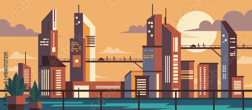 Confident young woman with short hair and a serious expression stands with arms crossed in a stylish graphic novel illustration with halftone shading and a strong shadow