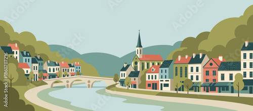 Four curled wood shavings in different brown tones are arranged in a rustic hand-drawn illustration with textured lines and decorative specks, creating a natural, organic design