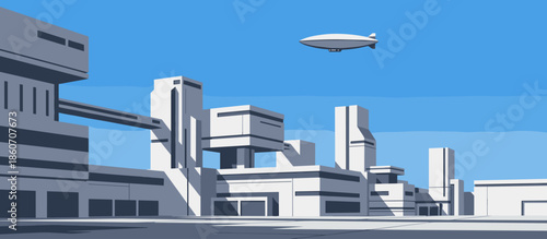 Happy fluffy blue and yellow dog stands outside in the falling snow, looking up with a joyful expression in a retro comic book style illustration with halftone details