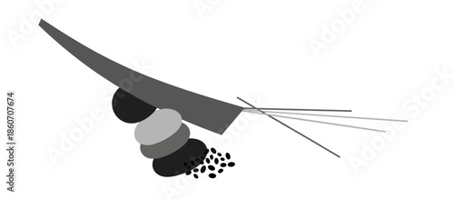 Graphic novel style illustration of a person standing alone on a rocky cliff, looking out at the vast ocean under a cloudy sky in a contemplative and peaceful scene