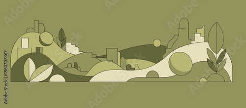 Cozy bedroom interior illustration showing an unmade bed with soft pillows, a bedside table with a lamp, and a window with curtains in a calm, quiet, and peaceful setting