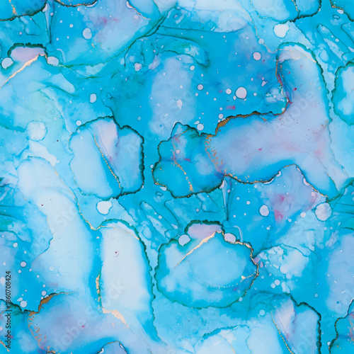 Fluid Seamless Glitter. Luxury Seamless Painting. Marble Water Color. Green Marble Background. Bronze Alcohol Ink. Pink Ink Paint. Gold Seamless Watercolor. Ink Vector Canvas. Blue Luxury Watercolor.